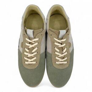 Pompeii Brand Women's DELTA Suede Canvas Sneakers in Pastel EU41 US 10.5